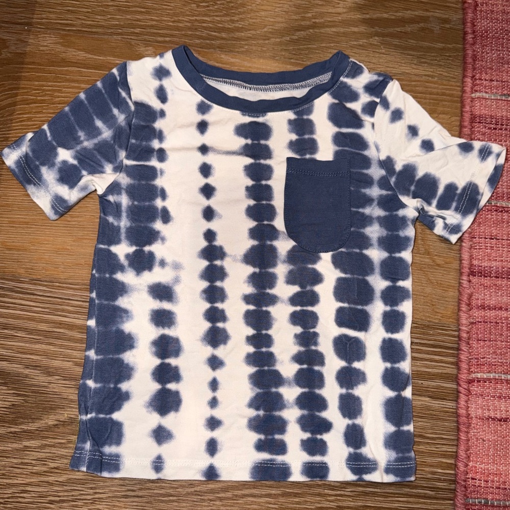 Kyte Baby Steel Blue Riptide Toddler Pocket Tee